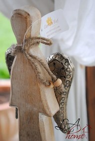 Drevený anjel - 11*5*31 cm