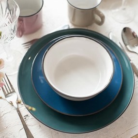 16-dielna súprava riadu Mäser MAILA – petrolovomodrá kombinácia