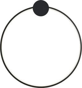 Toolight Toolight, LED nástenné svietidlo 50cm, 4000K, 23W, APP1389-CW BLACK, čierna matná, OSW-00915