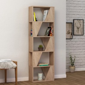 Moderní knihovna Houseland Frame dub přírodní