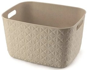 Softex L Úložný box - 19 L, béžová