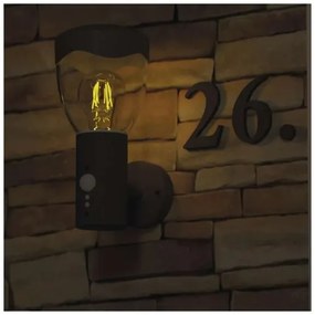 Vonkajšie nástenné svietidlo so senzorom ARTEO 1xE27/15W/230V IP44