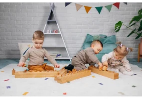 Montessori valčeky - detské hračky
