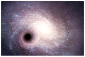 Obraz - Špirálna galaxia (90x60 cm)