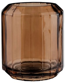 Hnedý sklenený téglik na zubné kefky Vision – Mette Ditmer Denmark