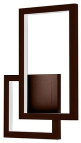 LED Nástenné svietidlo LED/20W/230V 3000K hnedá