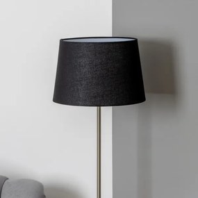 Brilagi - LED Stojacia lampa CERIA 1xE27/40W/230V pr. 30 cm čierna/matný chróm