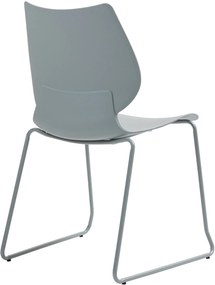 Sada 2 ks stoličiek Houma - sivá