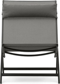 Sivé kovové záhradné kreslo Canutells – Kave Home