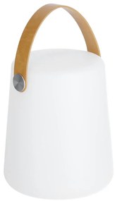 Bielo-hnedá vonkajšia lampa Kave Home Dialma