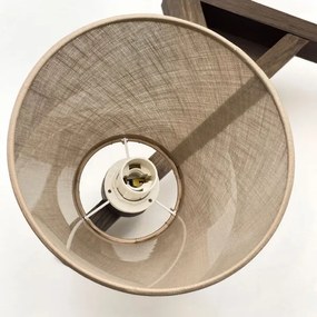 Brilagi - LED prisadený luster ANTHONY 3xE14/40W/230V dub orech/béžová.