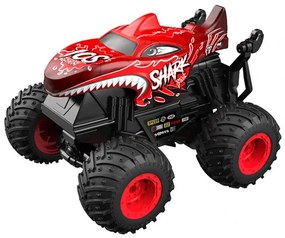 Auto na diaľkové ovládanie, žralok - červené