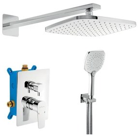Novaservis Metalia 58 sprchový systém pod omietku s pákovou batériou chróm sada58051r,0 SADA58051R.0