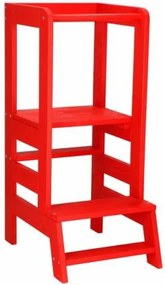 Kuchynská platforma pre deti 90 cm SPRINGOS KCH01 - červená