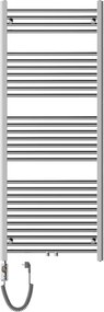 Mexen Mars, elektrické vykurovacie teleso 1500x600 mm + vykurovacia tyč 600 W, chrómová, W110-1500-600-2600-01