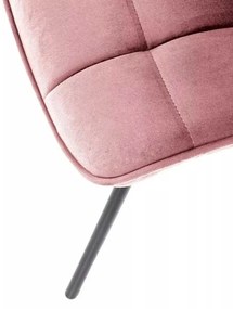 LuxuryForm DESIGN Stolička ORLEN VELUR - ružová