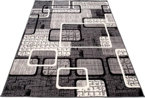 TA Koberec K859A TMAVO SIVÁ LACNÁ PP CRM Rozmer: 180x250 cm