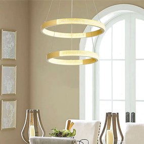 Toolight Toolight, LED závesné osvetlenie, 38W, 3000K, LHJ044-CP2, zlatá, OSW-60027