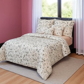 Kvalitex Bavlnené obliečky 5D 140x200 + 70x90 cm – Čerešňový kvet