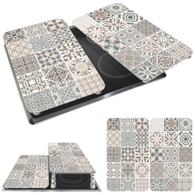 WENKO 53904100 - Kryt varnej dosky 30x52 cm pestrofarebný/sivý/priehľadný