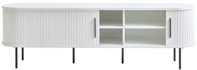 Biely TV stolík 180x56x45 cm Nola – Unique Furniture