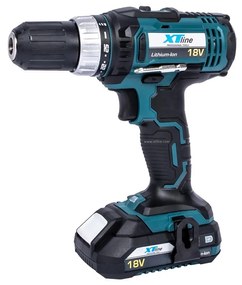 XTline Aku vŕtačka 18V a 2batérie EVE a box