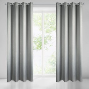 ZÁVES NA KRÚŽKOCH KIRA 140X250 CM STRIEBORNÁ