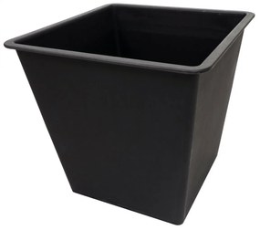 Kvetináč HWC-L25, 60x33x33cm, akáciové drevo - hnedá