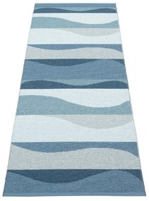 Modrý vnútorný a vonkajší behúň 70x200 cm Urvi Water – Pappelina