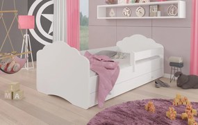 Detská posteľ s matracom a úložným priestorom Cami 80x160 cm - biela