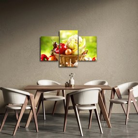 Obraz - Zelenina (90x60 cm)