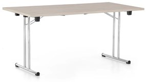 Skladací stôl 160 x 80 cm, dub