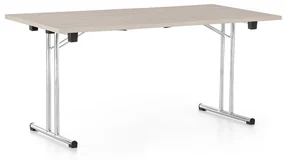 Skladací stôl 160 x 80 cm, dub