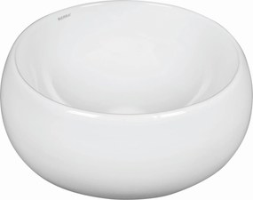 Novoterm Keramické umývadlo na dosku NV-KR-802 (ø 40,5 cm) biele