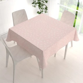 Biante Dekoračný štvorcový obrus PM-062 Konfety na pastelovo lososovom 50x50 cm