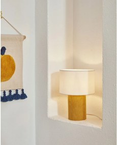Detská lampička v horčicovej farbe/biela Bianella – Kave Home