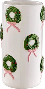 X-MAS Váza adventné vence - biela