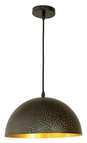 Luster na lanku 1xE27/60W/230V pr. 30 cm čierna