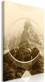 Artgeist Obraz - Power of the Mountains (1 Part) Vertical Veľkosť: 40x60, Verzia: Na talianskom plátne