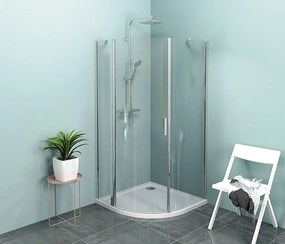 Polysan Polysan, ZOOM štvorcová sprchová zástena 800x800mm, rohový vstup, ZL4815L-02