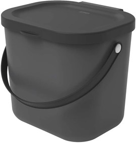 Malý odpadkový koš na bio odpad, 6l ALBULA, antracit