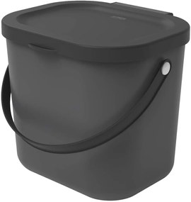Malý odpadkový kôš na bioodpad, 6 l ALBULA, antracit