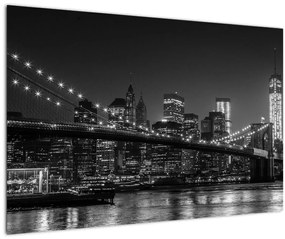 Obraz Brooklyn mosta v New Yorku (90x60 cm)