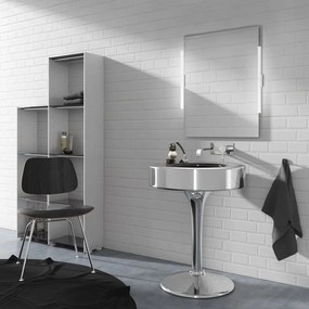 Sapho Sapho, IRENE 2 LED nástenné svietidlo, 9 W, 500x35x77 mm, chróm, E27556CI