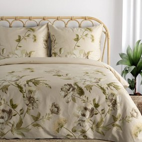 SATÉNOVÉ OBLIEČKY SPRING38 140X200 CM, 1 KS 70X80 CM KVETY