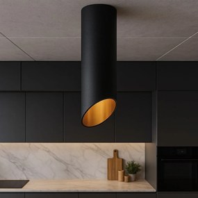 Stropné svietidlo 20 CM APP571-1C čiernozlaté