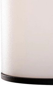 Vonkajšia stojaca lampa biela vrátane LED IP65 nabíjateľná RGB - Fity