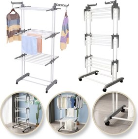 AKCIA Sušiak na bielizeň DRYMAX 75x126 cm, biely II. akosť