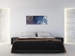 Obraz - Mramorovaný atrament (120x50 cm)