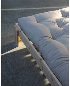 Dvojlôžková posteľ z borovicového dreva s roštom v prírodnej farbe 140x200 cm Layers – Karup Design